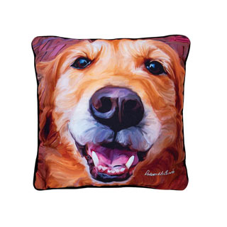 Large Dog Pillow - Golden Retriever