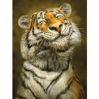 Smiling Tiger 300 Large Piece Jigsaw Puzzle