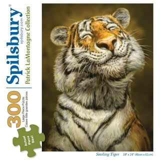 Smiling Tiger 300 Large Piece Jigsaw Puzzle