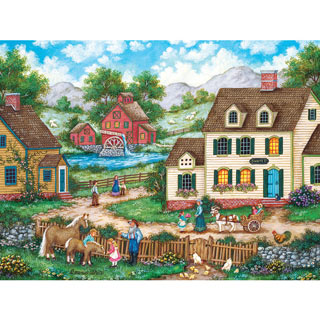 Jigsaw Puzzle Animal Wild Safari Gathering 500 pieces NEW in 3D 