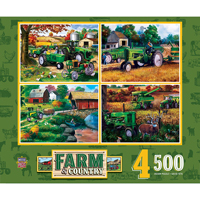4-In-1 Farm Country Puzzle Multipack