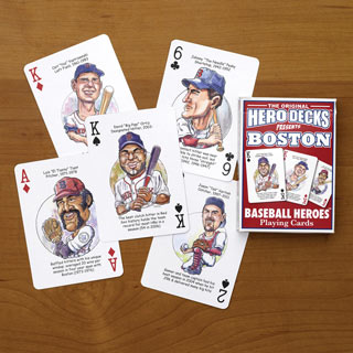Red Sox - Baseball Heroes Playing Cards