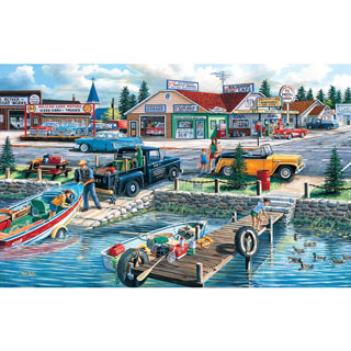 Lakefront Treasury 300 Large Piece Jigsaw Puzzle