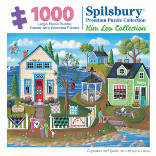 Cupcakes and Quilts 1000 Piece Jigsaw Puzzle
