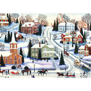 Winter In Galena 1000 Piece Jigsaw Puzzle