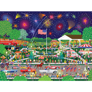 4th Of July Parade 500 Piece Jigsaw Puzzle