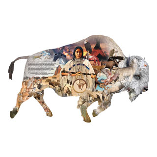 Buffalo 1000 Piece Shaped Jigsaw Puzzle