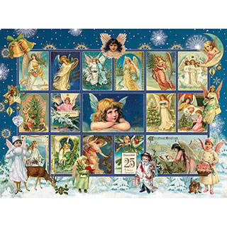 Christmas Snow Angels 300 Large Piece Jigsaw Puzzle