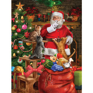 Cat Out Of The Bag 300 Large Piece Jigsaw Puzzle