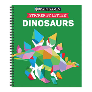 Sticker By Letter Book - Dinosaurs