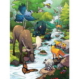 Morning Dew 300 Large Piece Jigsaw Puzzle
