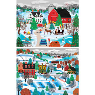 Set of 2: Mark Frost 500 Piece Jigsaw Puzzles