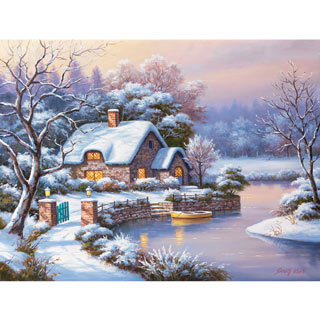Frosty Winter Evening 1000 Piece Jigsaw Puzzle