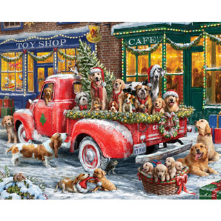 Doggone Christmas 1000 Piece Jigsaw Puzzle