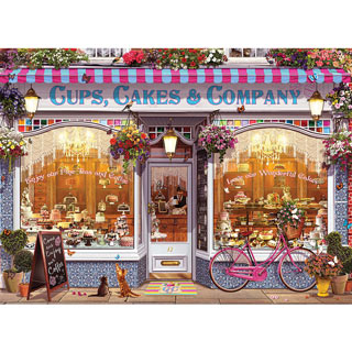 Cups, Cakes, & Company 1000 Piece Jigsaw Puzzle