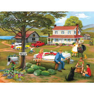 Family Cookout 300 Large Piece Jigsaw Puzzle 