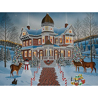 Merry and Bright 300 Large Piece Jigsaw Puzzle