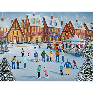 Holiday Skate 1000 Piece Jigsaw Puzzle