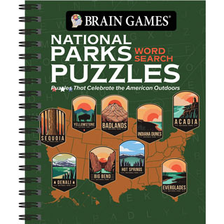 Brain Games Book - National Parks Word Search