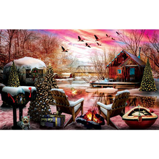 Holiday Camping 550 Piece Jigsaw Puzzle