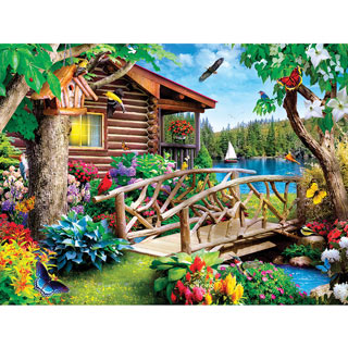 Cabin Crossing 300 Large Piece Jigsaw Puzzle