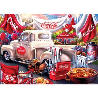 Coca-Cola Tailgate 1000 Piece Jigsaw Puzzle