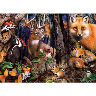 Forest Gathering 1000 Piece Jigsaw Puzzle