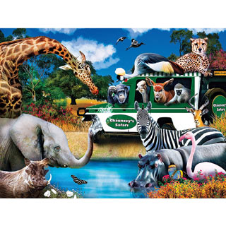 Watering Hole 300 Large Piece Jigsaw Puzzle