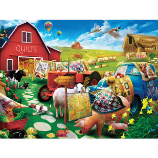 Quilt Country 300 Large Piece Jigsaw Puzzle