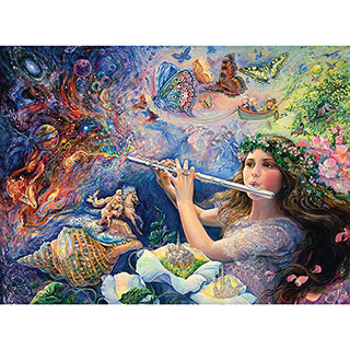 Enchanted Flute 1000 Piece Glitter Jigsaw Puzzle