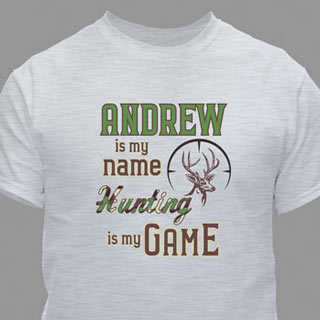 Personalized Hunting T-Shirt