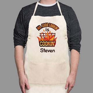 Mr. Good Lookin' Personalized Apron