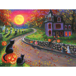 On A Spooky Night 300 Large Piece Jigsaw Puzzle
