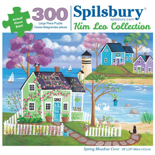 Spring Meadow Cove 300 Large Piece Jigsaw Puzzle