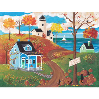 First Day of Autumn 300 Large Piece Jigsaw Puzzle