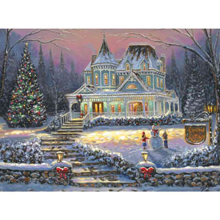 Christmas Cottage 300 Large Piece Jigsaw Puzzle