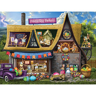 Peter's Egg Factory 300 Large Piece Jigsaw Puzzle