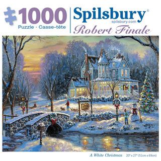 A White Christmas 1000 Piece Jigsaw Puzzle