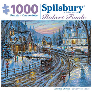 Holiday Chapel 1000 Piece Jigsaw Puzzle