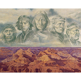 Grandfather Earth 500 Piece Jigsaw Puzzle