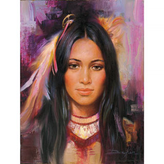 Lavender Maiden 500 Piece Jigsaw Puzzle