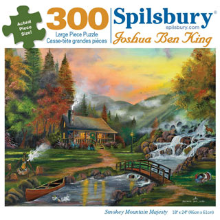 Smokey Mountain Majesty 300 Large Piece Jigsaw Puzzle