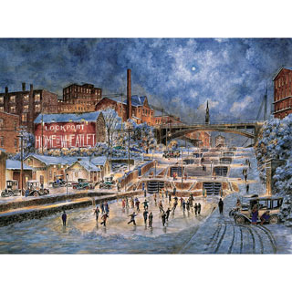 The Skating Party 500 Piece Jigsaw Puzzle