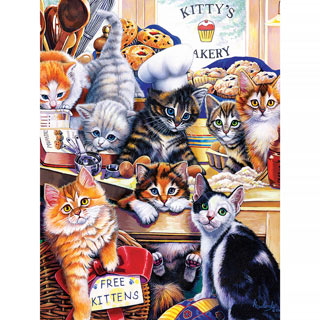 Kitty's Bakery 300 Large Piece Jigsaw Puzzle