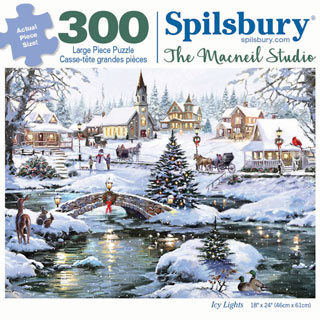 Icy Lights 300 Large Piece Jigsaw Puzzle