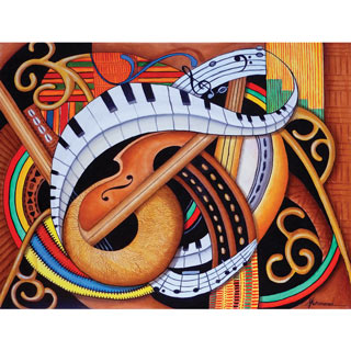 Sound of Soul Strings 500 Piece Jigsaw Puzzle