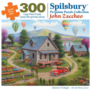 Summer Cottages 300 Large Piece Jigsaw Puzzle