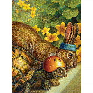 Tortoise And Hare 300 Large Piece Jigsaw Puzzle