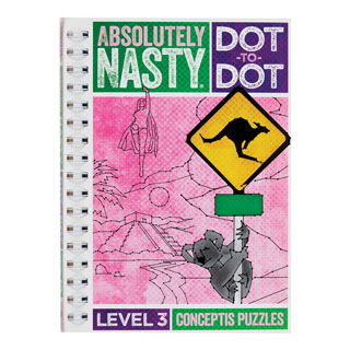 Absolutely Nasty [R] Dot-To-Dot Level 3 Book