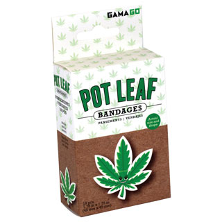 Weed Pot Leaf Bandages